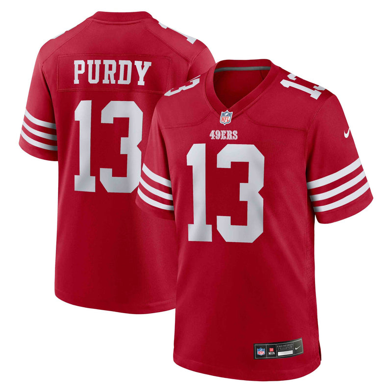 San Francisco 49ers Brock Purdy Nike Scarlet Game Player Jersey