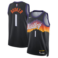 Phoenix Suns Nike 2025/26 City Edition Swingman Jersey - Black - Devin Booker