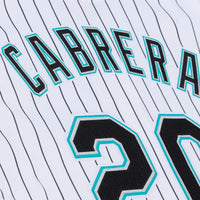 Florida Marlins Miguel Cabrera Mitchell & Ness White 2003 Cooperstown Collection Authentic Jersey