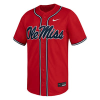 Nike Red Ole Miss Rebels Limited Baseball Jersey