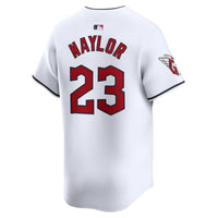 Cleveland Guardians Bo Naylor Nike White Home Limited Player Jersey