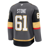 Vegas Golden Knights Mark Stone Fanatics Gray Alternate Premium Jersey