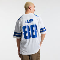 Dallas Cowboys CeeDee Lamb Nike White Game Team Jersey