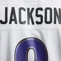 Baltimore Ravens Lamar Jackson Nike White Game Jersey