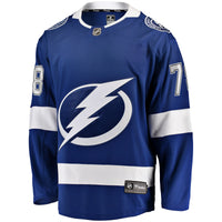 Tampa Bay Lightning Emil Lilleberg Fanatics Blue Home Premier Breakaway Player Jersey