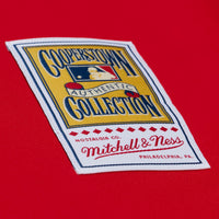 Atlanta Braves Chipper Jones Mitchell & Ness Red 2006 Cooperstown Collection Authentic Jersey