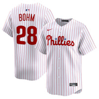 Philadelphia Phillies Alec Bohm Nike White Home Limited Player Jersey