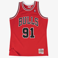 Chicago Bulls Mitchell & Ness Swingman Jersey Road Dennis Rodman 1997-98