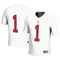 GameDay Greats #1 White Alabama Crimson Tide Football Jersey