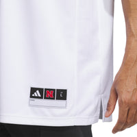 adidas #1 White Nebraska Huskers Away Premier Football Jersey