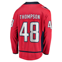 Washington Capitals Logan Thompson Fanatics Red Home Premier Breakaway Player Jersey