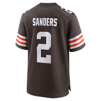 Cleveland Browns Shedeur Sanders Nike Brown Game Jersey