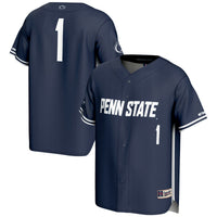 GameDay Greats #1 Navy Penn State Nittany Lions Lightweight Baseball Fashion Jersey