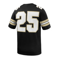 Nike #25 Black Purdue Boilermakers Game Football Jersey