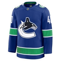 Vancouver Canucks Elias Pettersson Fanatics Blue Home Premium Jersey