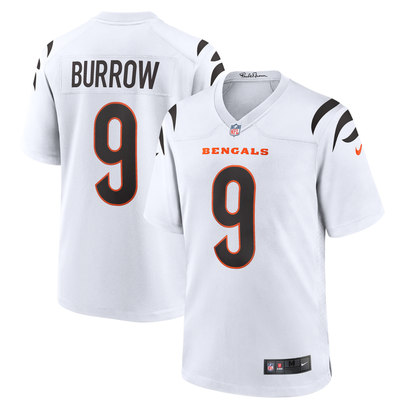 Cincinnati Bengals Joe Burrow Nike White Game Jersey