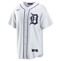 Detroit Tigers Javier Baez Nike White Home Replica Player Jersey