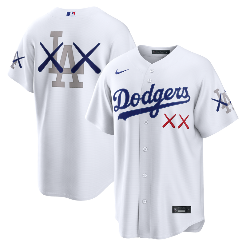 Los Angeles Dodgers Nike x KAWS White Stadium Jersey