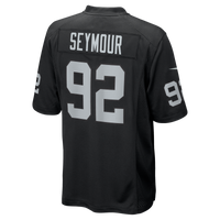 Las Vegas Raiders Richard Seymour Nike Black Retired Player Game Jersey