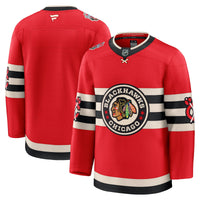 Chicago Blackhawks Fanatics Red 2025 NHL Winter Classic Premium Jersey