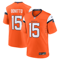 Denver Broncos Nik Bonitto Nike Orange Team Game Jersey