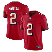 Tampa Bay Buccaneers Emeka Egbuka Nike Red Vapor Untouchable Stitched Limited Jersey