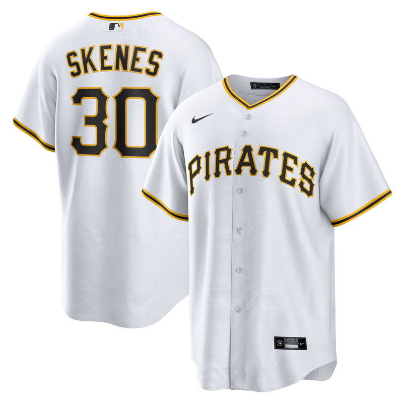 Pittsburgh Pirates Paul Skenes Nike White Home Replica Player Jersey