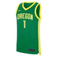 Nike Green Oregon Ducks #1 Road Replica Basketball Jersey