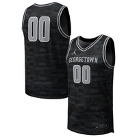 Jordan Brand #00 Black Georgetown Hoyas Replica Basketball Jersey