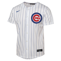 Male Chicago Cubs Nico Hoerner Nike White Home Replica Jersey