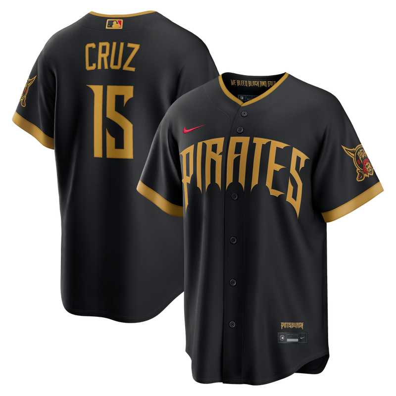 Pittsburgh Pirates Oneil Cruz Nike Black 2026 City Connect Stadium Jersey