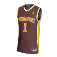 GameDay Greats Maroon #1 Arizona State Sun Devils Lightweight Collegiate Basketball Fashion Jersey