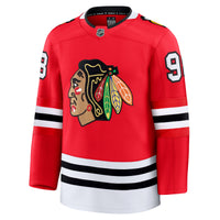 Chicago Blackhawks Connor Bedard Fanatics Red Home Premium Jersey
