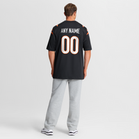 Cincinnati Bengals Nike Black Game Custom Jersey