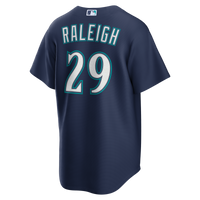 Seattle Mariners Cal Raleigh Nike Navy Road Replica Jersey