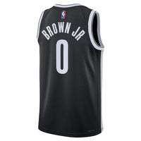 Brooklyn Nets Nike Icon Swingman Jersey - Black - Mikel Brown Jr.