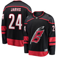 Carolina Hurricanes Seth Jarvis Fanatics Black Home Breakaway Jersey