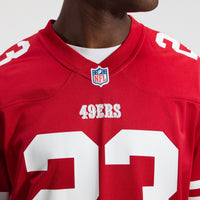 San Francisco 49ers Christian McCaffrey Nike Scarlet Game Player Jersey