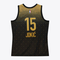 NBA Mitchell & Ness Nikola Jokic 2016 World Authentic Jersey All-Star - Black/Gold