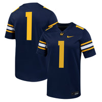 Nike #1 Navy Cal Bears Untouchable Football Jersey