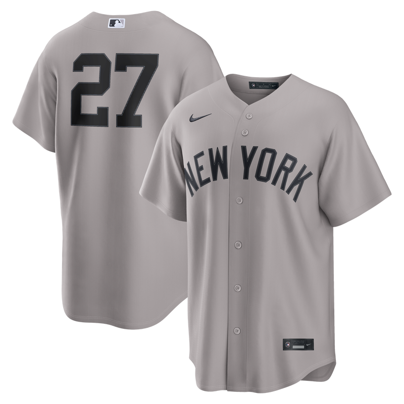 New York Yankees Giancarlo Stanton Nike Gray Road Replica Jersey