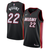 Miami Heat Nike Icon Edition Swingman Jersey - Black - Andrew Wiggins