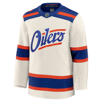 Edmonton Oilers Fanatics Light Beige Alternate Premium Jersey