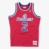 Washington Bullets Mitchell & Ness Chris Webber 1994 Swingman Road Authentic Jersey - Scarlet
