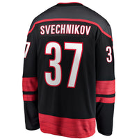 Carolina Hurricanes Andrei Svechnikov Fanatics Black Home Breakaway Jersey