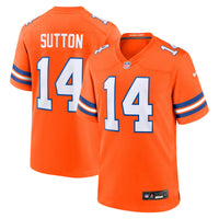 Denver Broncos Courtland Sutton Nike Orange Alternate Game Jersey