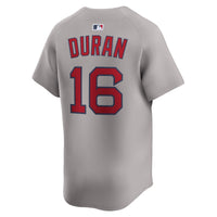 Boston Red Sox Jarren Duran Nike Gray Road Limited Jersey