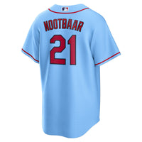 St. Louis Cardinals Lars Nootbaar Nike Light Blue Alternate Replica Jersey