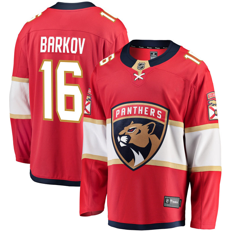Florida Panthers Aleksander Barkov Fanatics Red Breakaway Jersey