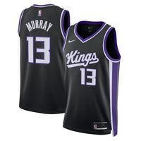 Sacramento Kings Nike Icon Edition Swingman Jersey - Black - Keegan Murray